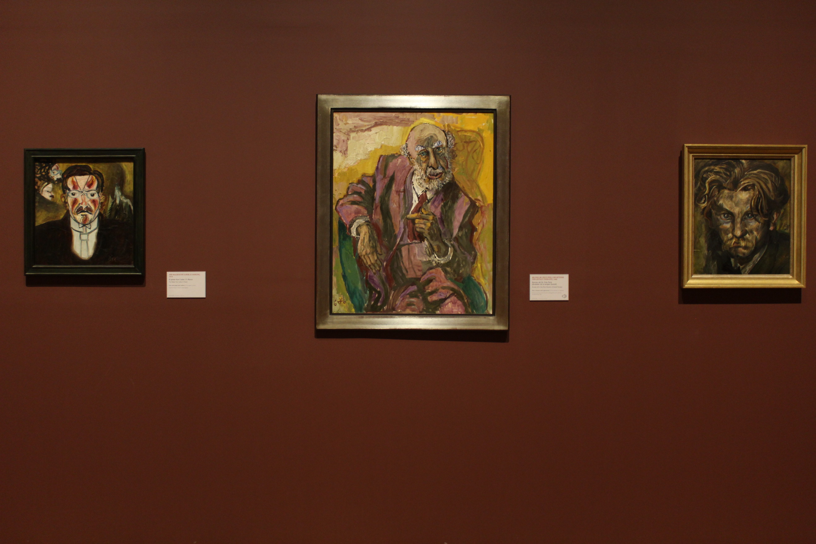 Vista de sala de la exposición 'Otto Dix. Violencia y pasión' en el Museo Nacional de Arte