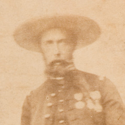 Fotógrafo no identificado, Maximiliano de Habsburgo, Querétaro, 2 de mayo de 1867 Carte-de-visite, Impresión a la albúmina, Museo Nacional de Historia, INAH