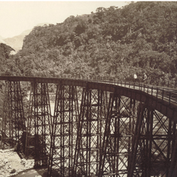 Alfred Saint-Ange Briquet, Puente de Metlac, Veracruz, 1872-1874, Impresión a la albúmina,Colección Ildefonso Acevedo
